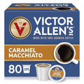 Victor Allen's Coffee Caramel Macchiato Pods - 80 Count Medium Roast for Keurig K-Cup Brewers