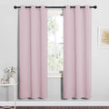 NICETOWN Baby Pink Blackout Curtains - Thermal Insulated Drapes, 78" Length, 42" Wide, 2 Panels for Bedroom & Office