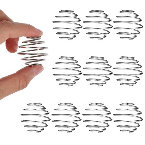 KFHENSOMR Stainless Steel Shaker Ball 10Pcs Wire Whisk Shaker Ball Protein Mixer Mixing Balls for Shakers Cup Blend Bottle Mixer (Diameter 1.25 inch)