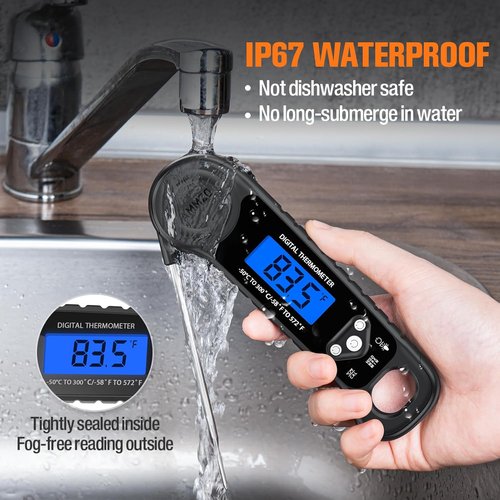 AMMZO Digital Meat Thermometer - Instant Read Cooking & Grilling Tool | Perfect Kitchen Gadget Gift
