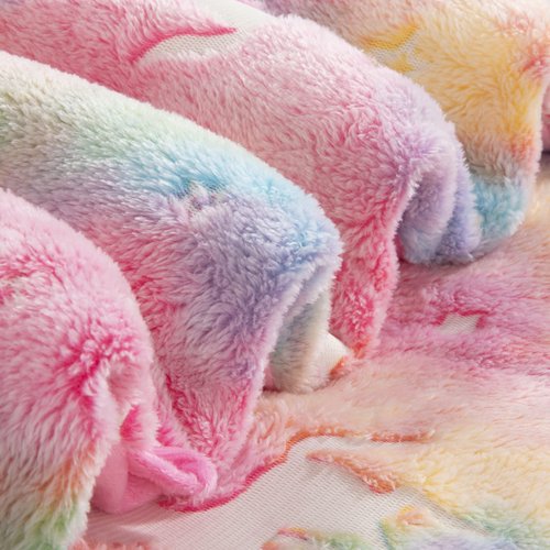 HOMBYS Pink Velvet Glow in The Dark Comforter Set 5 Piece Twin/Twin XL with Sheets, Ultra Soft Down Alternative Comforter for Teenage Girls Kids, Bed in a Bag
