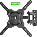 XVCAS Full Motion TV Wall Mount,vesa Monitor Mount Tv Brackets for 19-55 Inch LED LCD Flat Curved Screen TVs/Monitors,Universal Mount with Swivel and Tilt,Max VESA 400X400 mm, 66 lbs