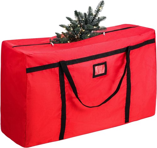Christmas Tree Storage Bag by [Brand Name] - Heavy Duty 600D Oxford Container for 4-5 Ft Trees | Durable Zipper & Reinforced Handles