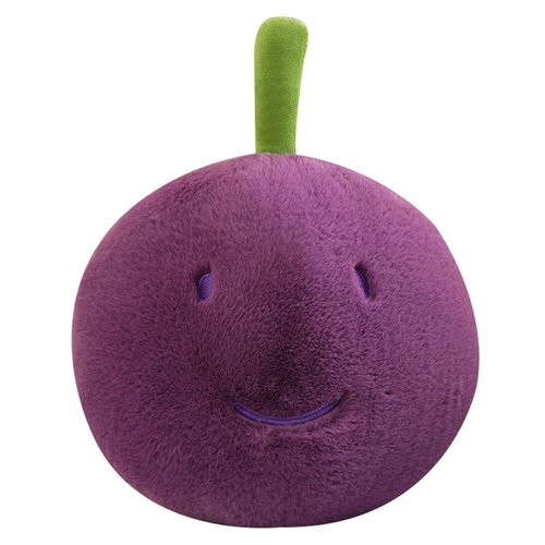FEEZUSH Grape Plush Pillow, Grape Stuffed Plush, Food Plush Pillow, Home Decoration Gift for Kids Adults (11.8 inch)