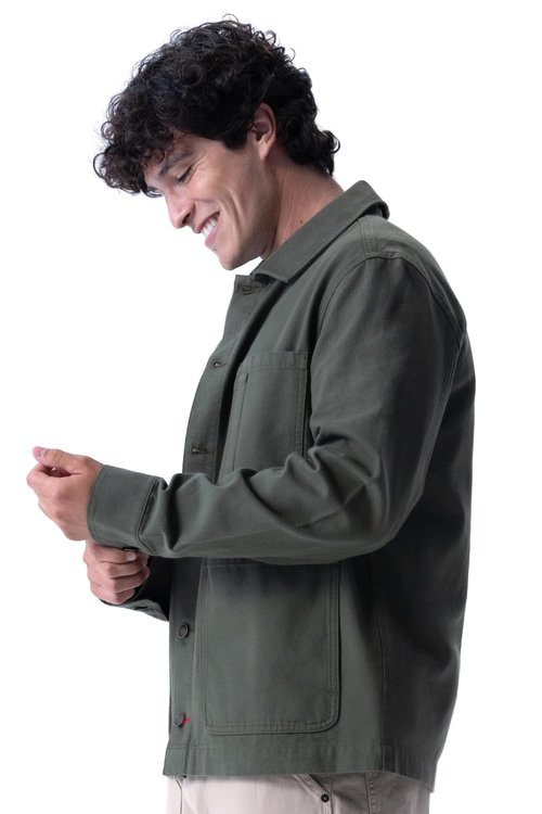 Chef Works Men's Utility Chore Coat, Olive, 3X-Large