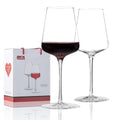 CnSneg Red Wine Glasses Set of 2, Crystal Wine Glasses 13.5OZ, Hand Blown Premium White Wine Glass, Unique Wedding Gift