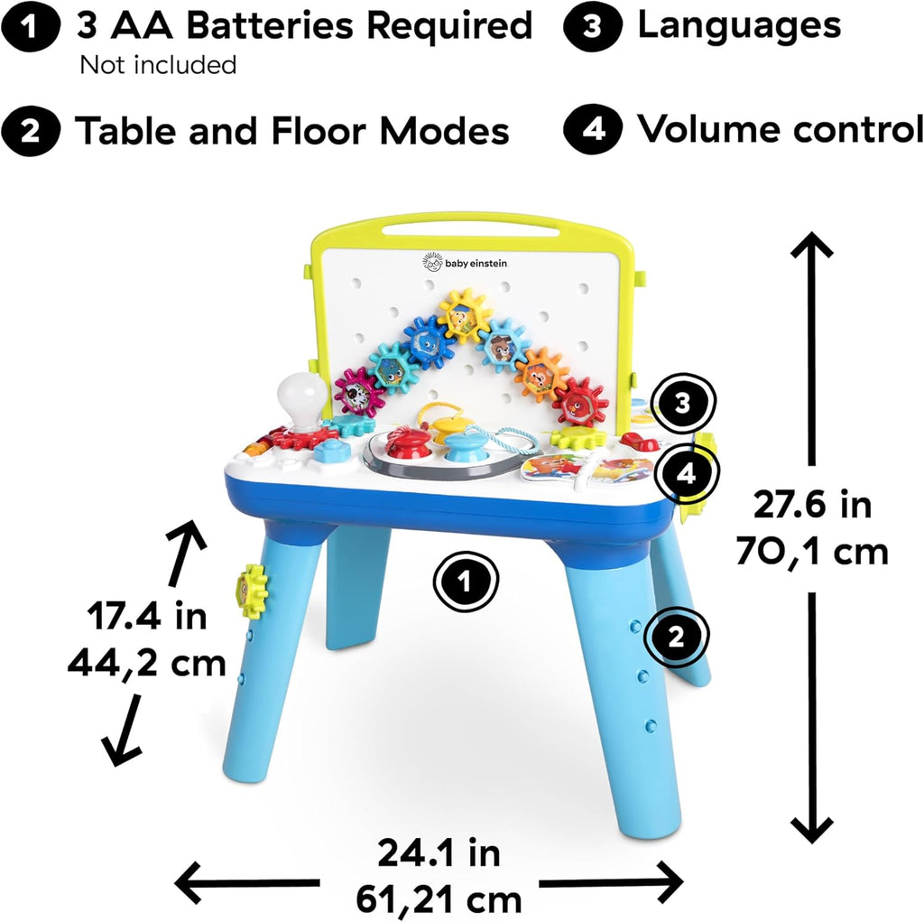 Baby Einstein Curiosity Table - Montessori Activity Play Station for 12 Months and Up | Interactive Workbench