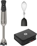 Vitamix Immersion Blender - 5-Speed Professional Hand Blender with Whisk Attachment & Storage Case | Stainless Steel/Black