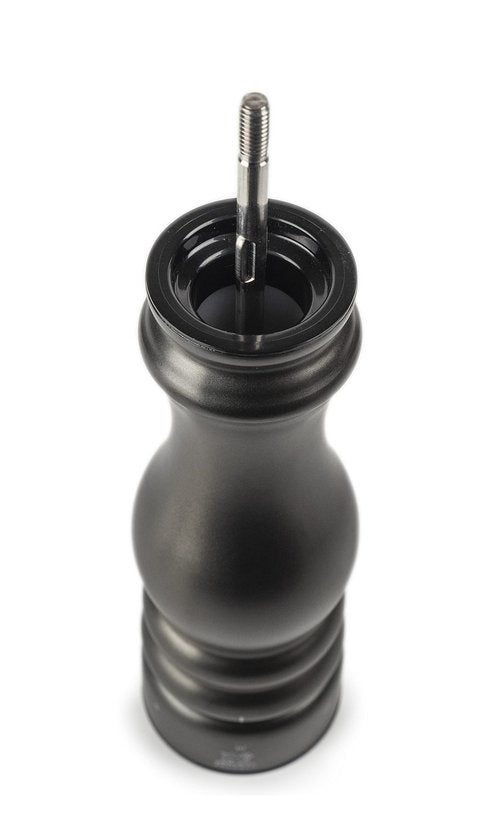 PEUGEOT - Paris Chef u'Select Zirlion Salt Mill, Carbon, 9 in - Adjustable Grind - Made in France