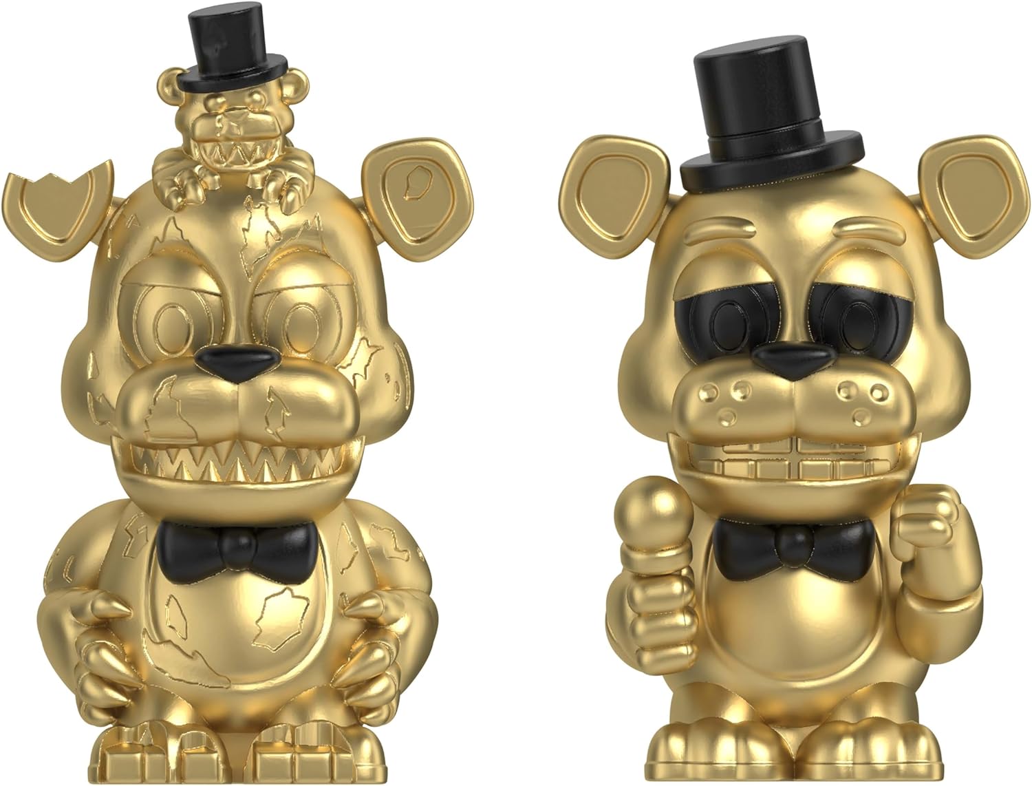 PhatMojo Five Nights at Freddy's Freddy Fazbear Animatronic Bundle - 11 Items with Blinking Eyes, Lights & Sounds