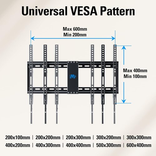 Mounting Dream TV Mount - UL Listed Tilt Design for 37-75 Inch TVs | Includes Lag Bolt Kit & Level