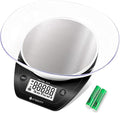 Etekcity Digital Food Scale - Accurate 0.1g Measurement for Weight Loss & Meal Prep | 11lb/5kg, Stainless Steel Black