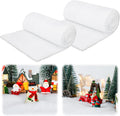 QZYL Snow Blankets - 2 PCS Thick 3x8 FT Artificial Fake Snow for Christmas Village Displays | Winter Wonderland Decor