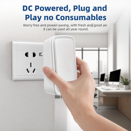 8Pack Air Ionizers for Dust Mites Plug in,Air Ionizer Plug In Air Purifier with Negative Ion Generator,Quiet Air Freshener for Office,Basement,Bedroom,Air Purifiers for Odor,Pets Smell,Dust,Smoke