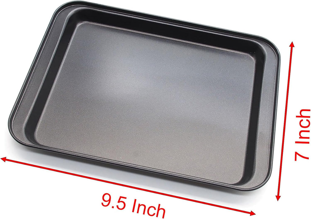 Skiennix Cookie Baking Sheet - 9.5 Inch Nonstick Iron Plate for Cookies, Roasting & Baking