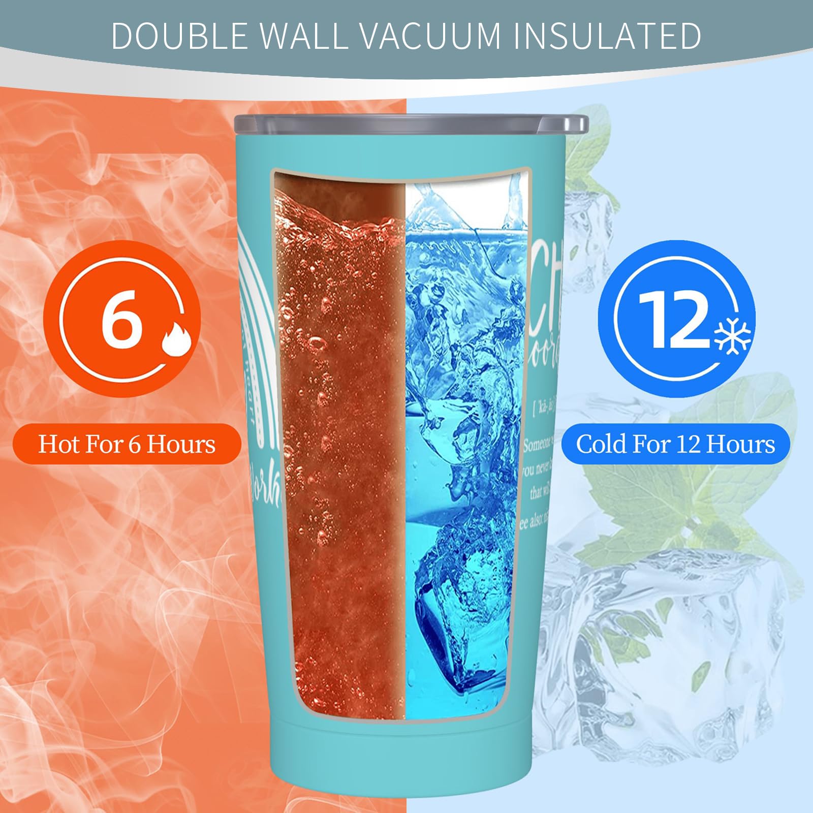 NVFCC Social Worker Appreciation Gifts for Women Men, School Social Worker Christmas Graduation Gifts 20 oz Stainless Steel Tumbler