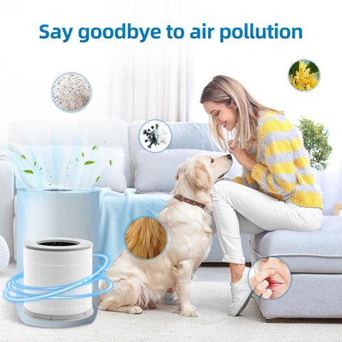 Mi 4 Replacement Filter Compatible With XIAOMI 4 Compact Air Purifier,H13 HEPA 3-Layer Filteration Activated Carbon Filter, 2-Pack