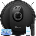 Tikom Robot Vacuum - 5000Pa Robotic Vacuum Cleaner & Mop Combo | 150 Min Runtime, App & Remote Control, Ideal for Hard Floors & Carpets