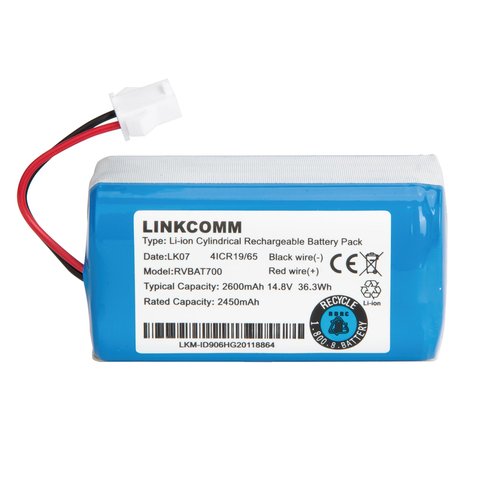 LINKCOMM RVBAT700 Battery Replacement for Shark ION RV700, RV720, RV750, RV755 Robot Vacuum