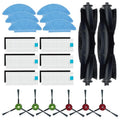 20 Pack Replacement Parts Compatible with Tikom L9000, L8000, Lubluelu SL60D, Laresar L6 Nex, Honiture Q6 SE Robot Vacuum Cleaner Accessories, 2 Main Brush, 6 Side Brush, 6 Hepa Filter, 6 Mop Pad