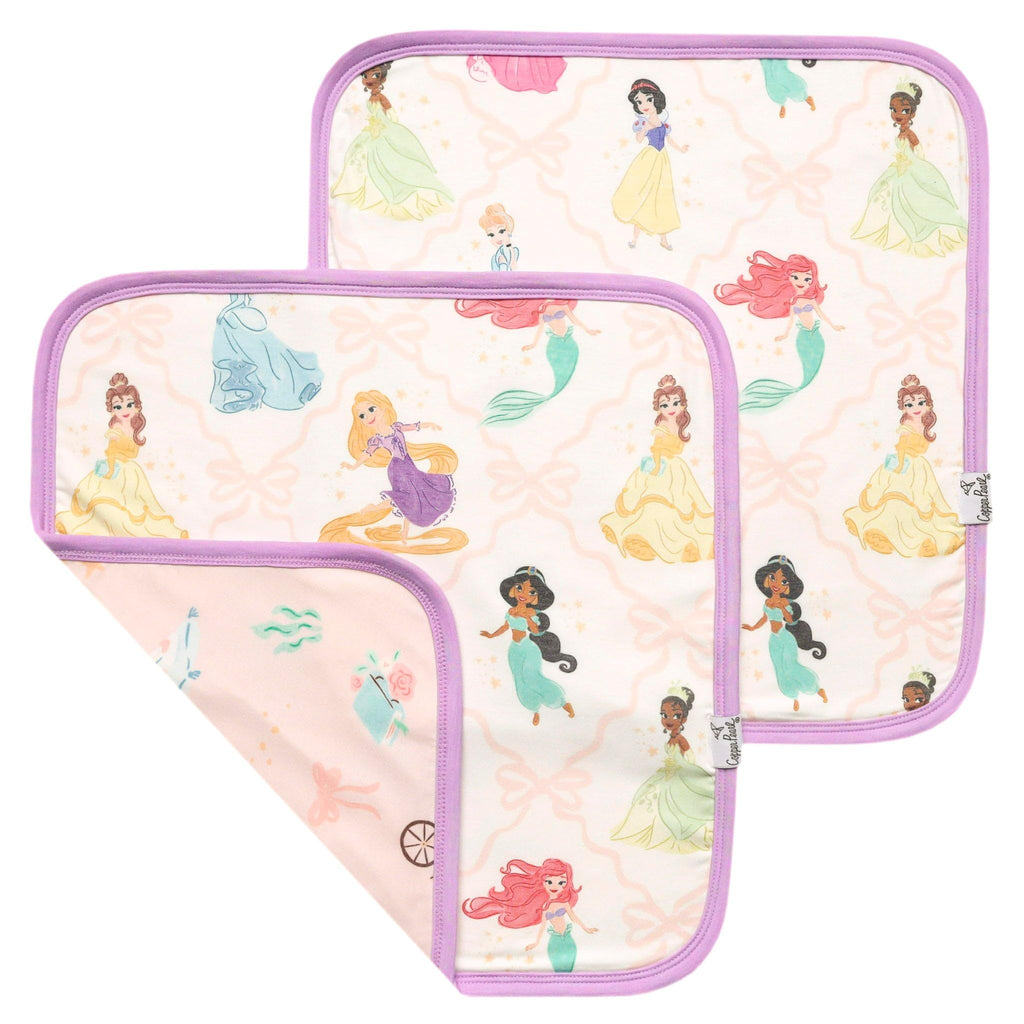 Copper Pearl 3-Layer Knit Security Blanket Set Sized 16" x 16" 2-Pack Mickey Mouse & Friends