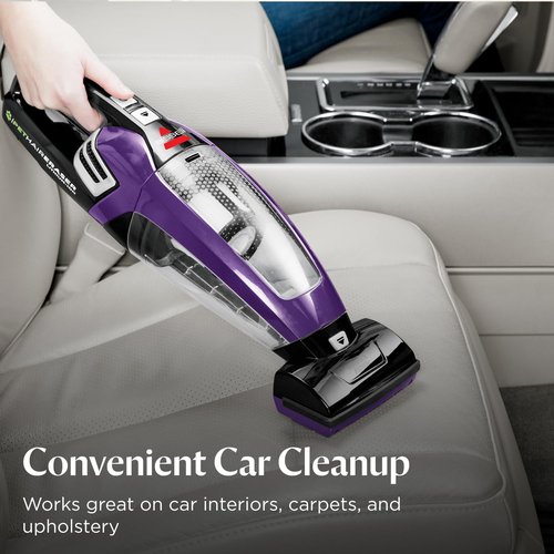 Bissell Pet Hair Eraser Cordless Hand Vacuum - Powerful Lithium Ion Cleaning Tool | Easy-Empty Dirt Bin, Upholstery & Crevice Tools Included