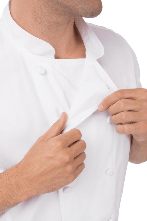 Chef Works Men's Bowden Chef Coat, White, X-Large