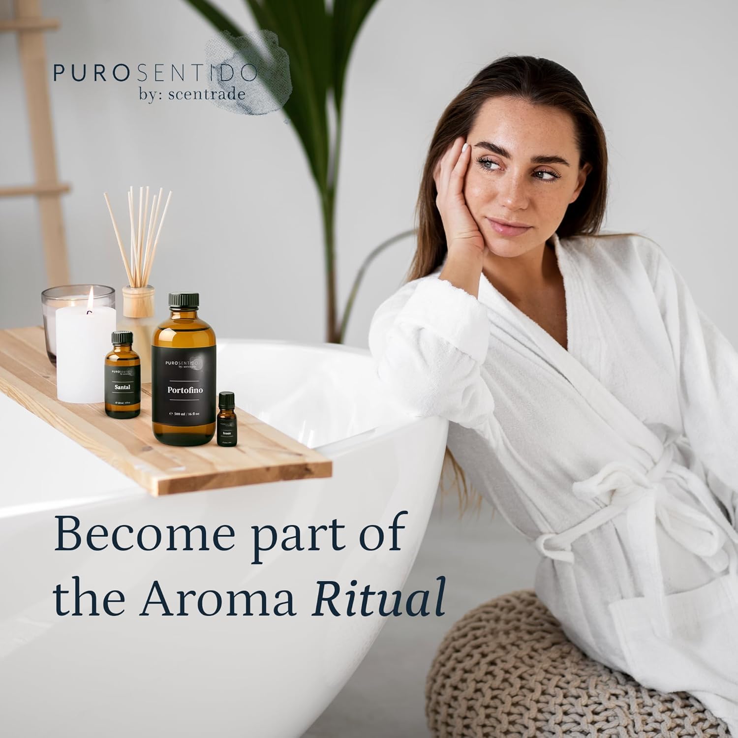 PuroSentido Blue Aroma Oil - Luxury Essential Fragrance Oil for Diffusers | 10 ml Apricot, Coconut Milk & Vanilla Scent