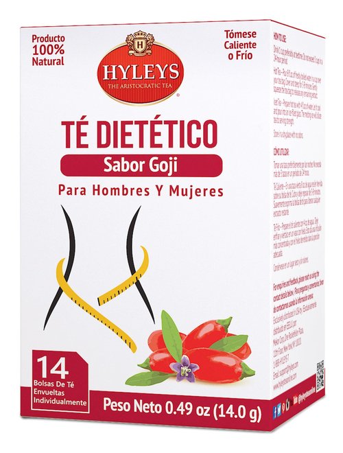 Hyleys Dieter's Tea with Goji Berry Flavor - 14 Tea Bags - Slimming Weight Loss Detox Cleanse Tea (24 Pack - 336 Tea Bags Total)