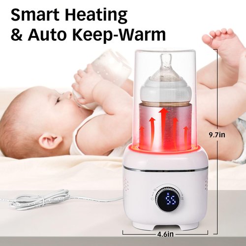 WISFISSH Cooling Cup with Mood Light,Beverage Cooler with Insulated Cover, 2-in-1 Cooling Cup for Desk(Cooling&Heating),Electric Drink Cooler for Cola Beer Coffee Juice Yogurt -White