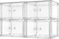 Vtopmart 18QT Clear Stackable Storage Drawers - Easy Assembly Closet Organizers | Medium Plastic Bins for Kitchen & Bathroom
