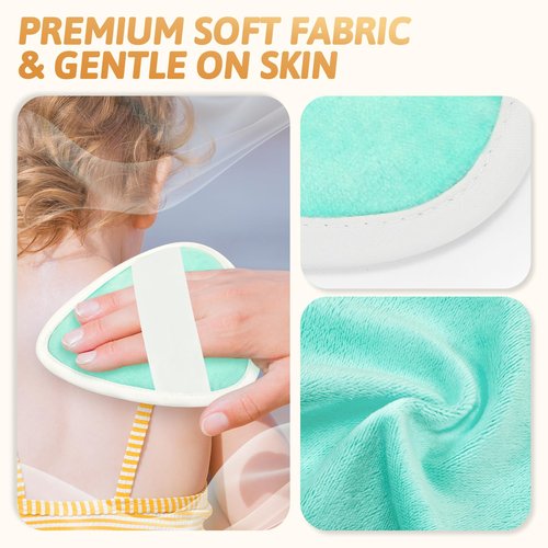 famichan Triangle Sand Remover Eraser Wipe, Family Beach Vacation Essentials for Women, Kids & Baby, Girl Beach Must Haves, Sand Removal Bag for Cruise Travel Accessories