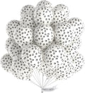 PartyWoo Paw Balloons - 50 Pcs 12 Inch Matte White Latex Balloons for Dog-Themed Birthday Parties