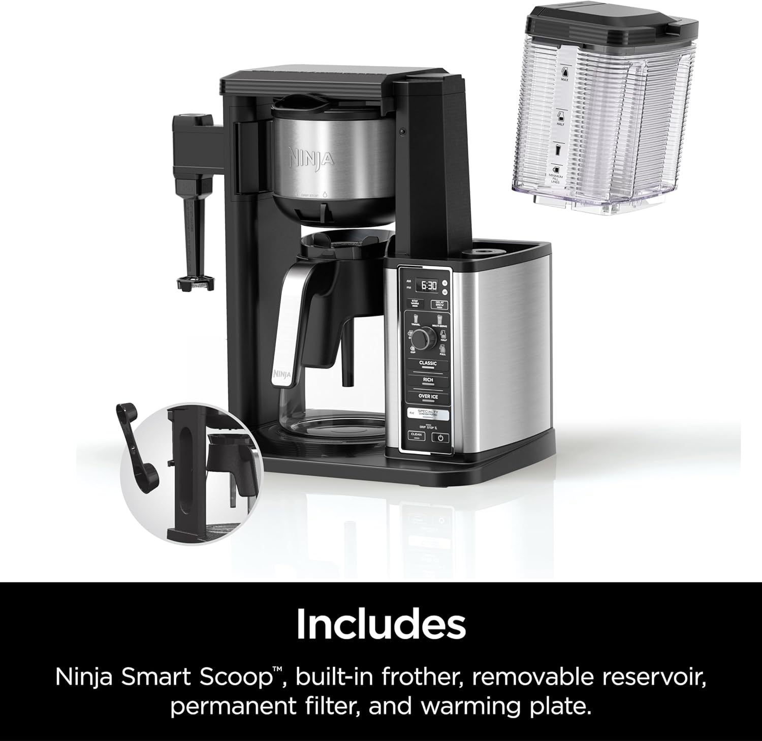 Ninja Specialty Coffee Maker - Hot & Iced Coffee with 6 Brew Styles | 10-Cup Carafe, Black