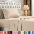 Utopia Bedding Twin Sheet Set - Soft & Breathable Microfiber, 3-Piece Bed Sheets for Twin Size Bed | Oeko Tex (Beige)