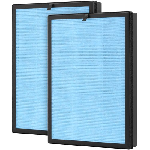 2 Pack AP1002 Replacement Fil-ter AP1002-RF, Compatible with AIRTOK AP1002 Air Puri-fier, H13 True HEPA