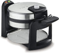Cuisinart Belgian Waffle Maker - Round Flip Design for Perfect 1" Thick Waffles | Model WAF-F30NAS