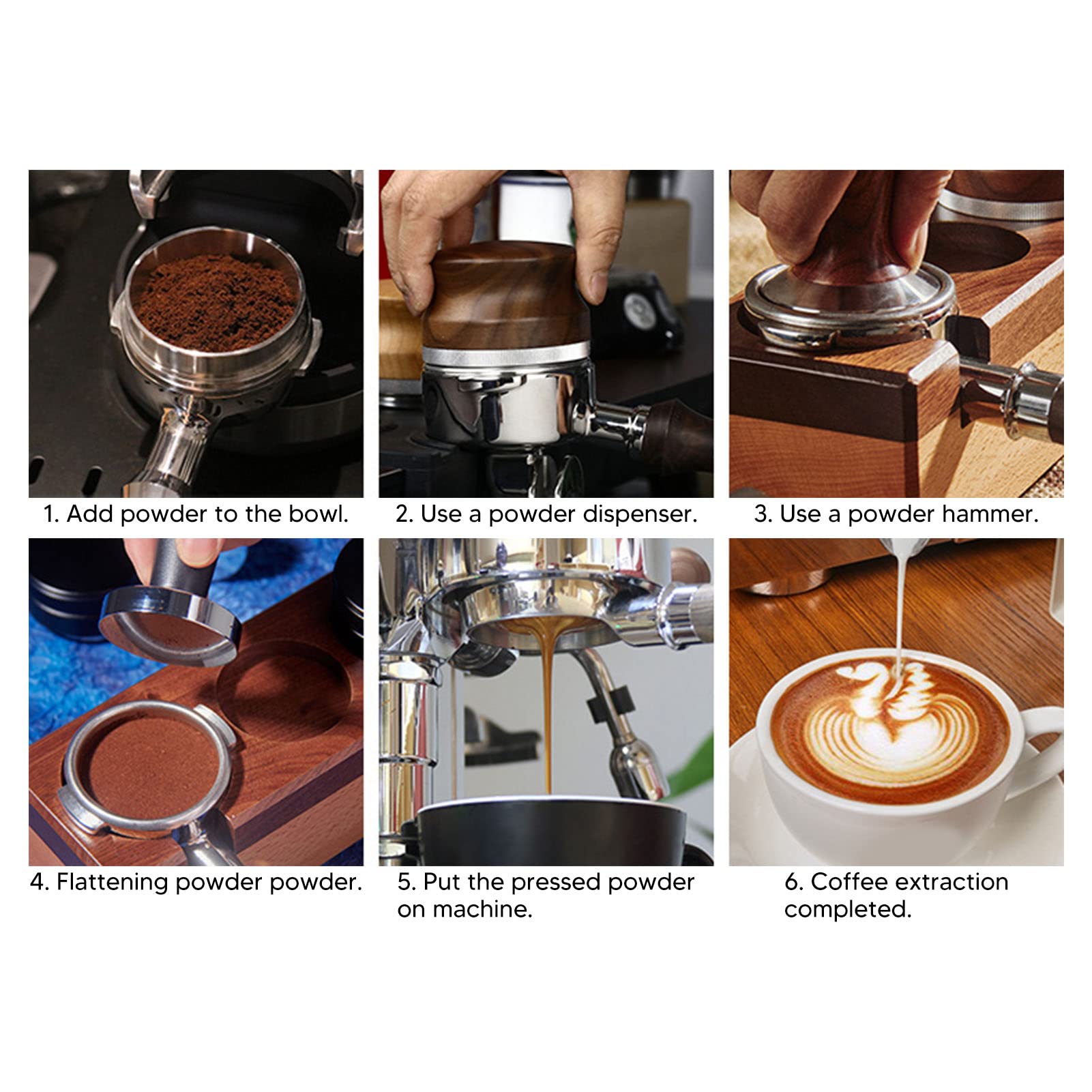 Bottomless Portafilter Ascaso Milesto Em19M2 Crem One Casadio Semremo Cimbali Royal Gemilai Bezzera Gaecm Filter Basket Thailand Rosewood Aluminum Alloy 2 Ears Portafilter