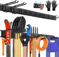 All-Metal Garage Tool Organizer by [Brand Name] - Heavy-Duty Wall Mount Rack Holds 680 lbs | Adjustable Hooks for Tools & Equipment