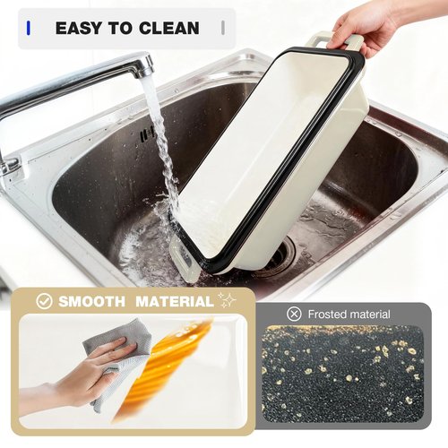 Tydanix 13x5 Enameled Cast Iron Loaf Pan with Lid – Bread Pan for Sourdough, Cake, Meatloaf, Even Heat, Nonstick, Easy to Clean, 2 Piece Set