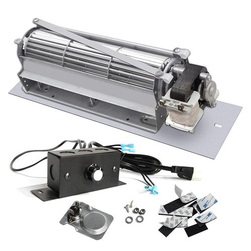 Hongso FK24 Fireplace Blower KIT Replacement for Majestic 36BDVRRN 36BDVR 36BDVT 39BDVR 32VFSC 33BDVR, Vermont Castings, Northern Flame, Rotom R7-RB65 HB-RB65, Majestic Fireplace Blower Fan 54103
