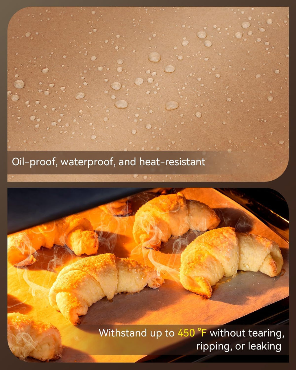 Parchment Paper Sheets - Non-Stick Precut Baking Paper for Grilling & Air Frying | 9x13 In, 100PCS