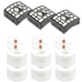 (9 Pack) 3 Hepa Filters + 6 Foam Filters Compatible With Shark NZ801UK NV680 NV681 NV682 NV683 NV800 NV801 NV803 UV810 NV620 AX910 Series, Replacement HEPA Filter Parts, Compare to XHF680 & XFF680