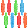 Aoriher 8 Pcs Play Clay Rollers for Kids Textured Rollers with Plastic Handles Play Clay Accessories Pattern Rolling Pins for DIY Art Signs Posters Craft Creations