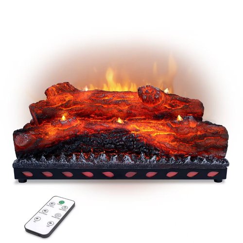 DAINIQUKANHAI Electric Fireplace Logs Realistic Flame Effect Candle LED Flame Light USB Powered Electric Fireplace Remote Control Fireplace Placement Home Decoration 12.4*5.91*7.87 In No Heat Function