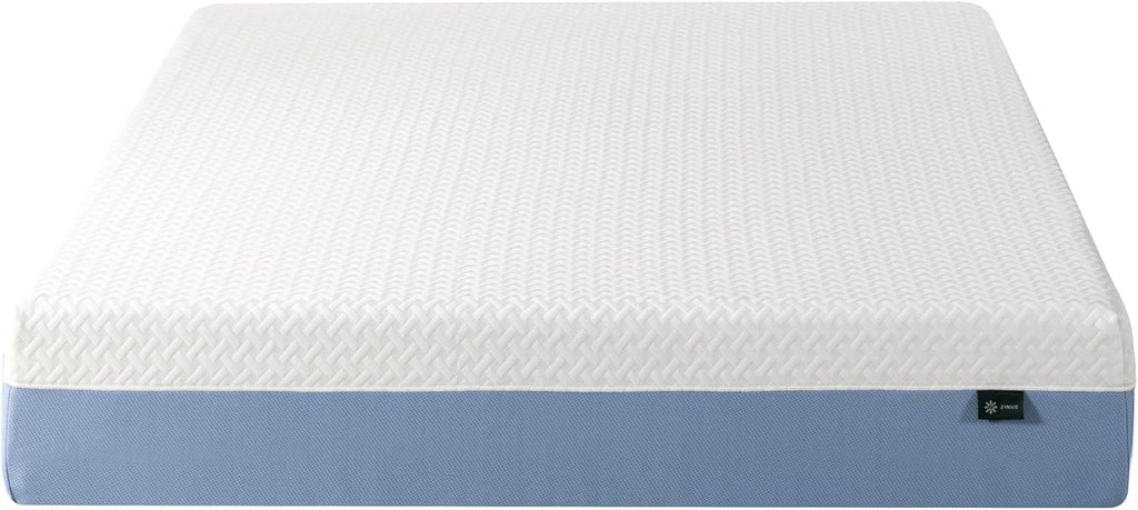 Zinus 10 Inch Queen Memory Foam Mattress - Cooling Comfort, Medium Feel, Fiberglass Free, Safe Materials