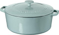 Cuisinart Enameled Cast Iron Round Casserole - Light Blue, 7-Quart | Durable & Stylish Cookware