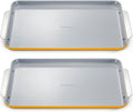 Caraway Non-Stick Ceramic Baking Sheet Duo - Non-Toxic, PTFE & PFOA Free - Ideal for Baking & Roasting - Large (18" x 13") - Marigold