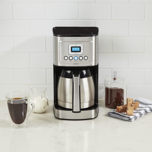 Cuisinart 12-Cup Coffee Maker - Programmable Thermal Carafe with Brew Strength Control | Stainless Steel