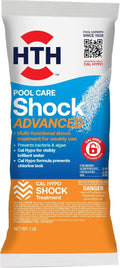 HTH 52035 Swimming Pool Shock - Advanced Cal Hypo Formula for Effective Pool Care | 1 lb